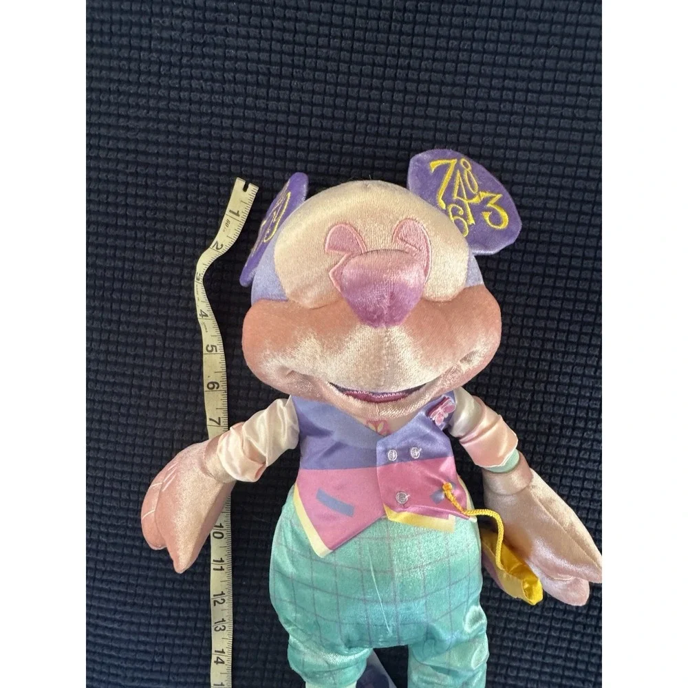 Disney The Main Attraction It's A Small World Mickey‎ Mouse Plush - 4/12 50th